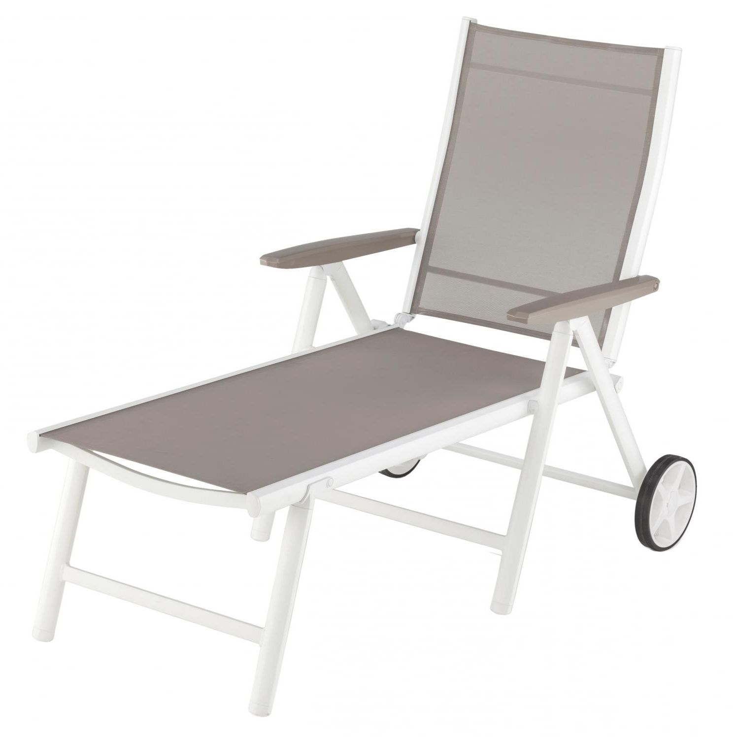 Kettler Chaise Lounge Chairs Within Trendy Kettler Vista Aluminum Patio Chaise Lounge – Gray : Ultimate Patio (View 5 of 15)