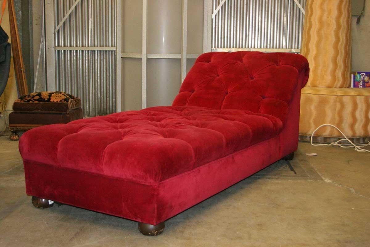 Large Chaise Lounges Throughout Well Known Red Oversized Chaise Lounge House Decorations And Furniture (View 8 of 15)