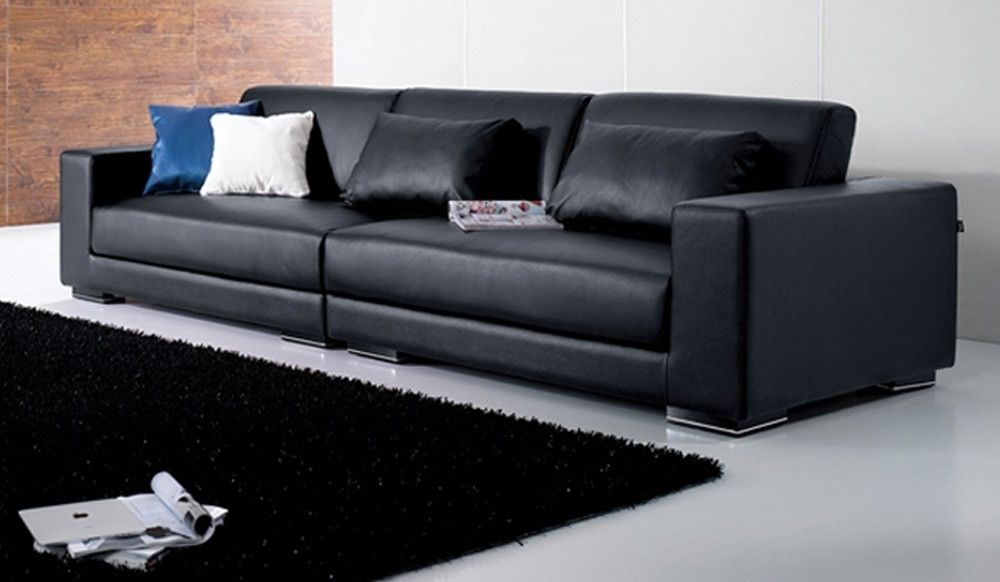 Latest Mac 4 Seater Leather Sofa, Top Grain Leather Delux Deco For 4 Seat Leather Sofas (View 1 of 15)