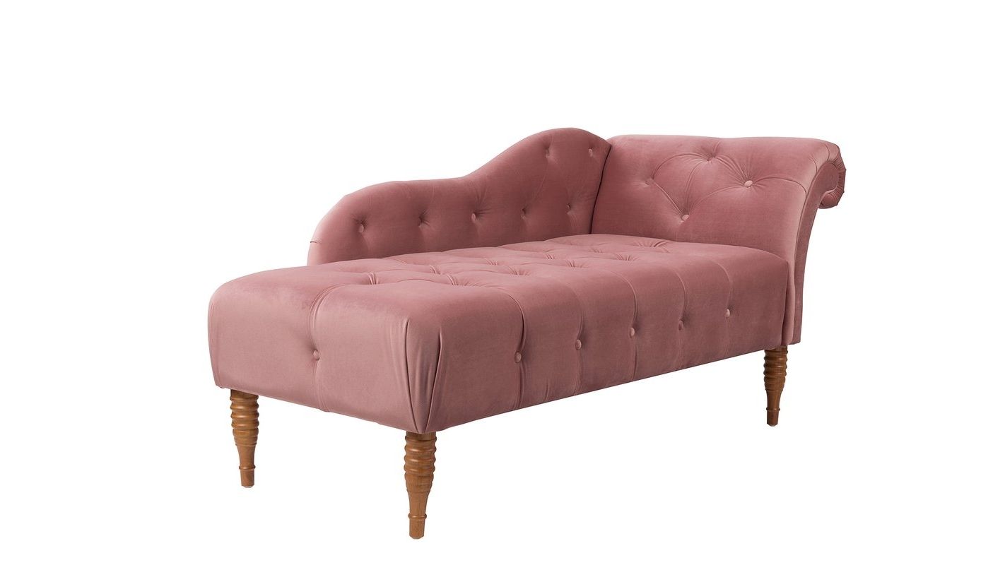 Latest Willa Arlo Interiors Bill Tufted Chaise Lounge & Reviews (View 7 of 15)