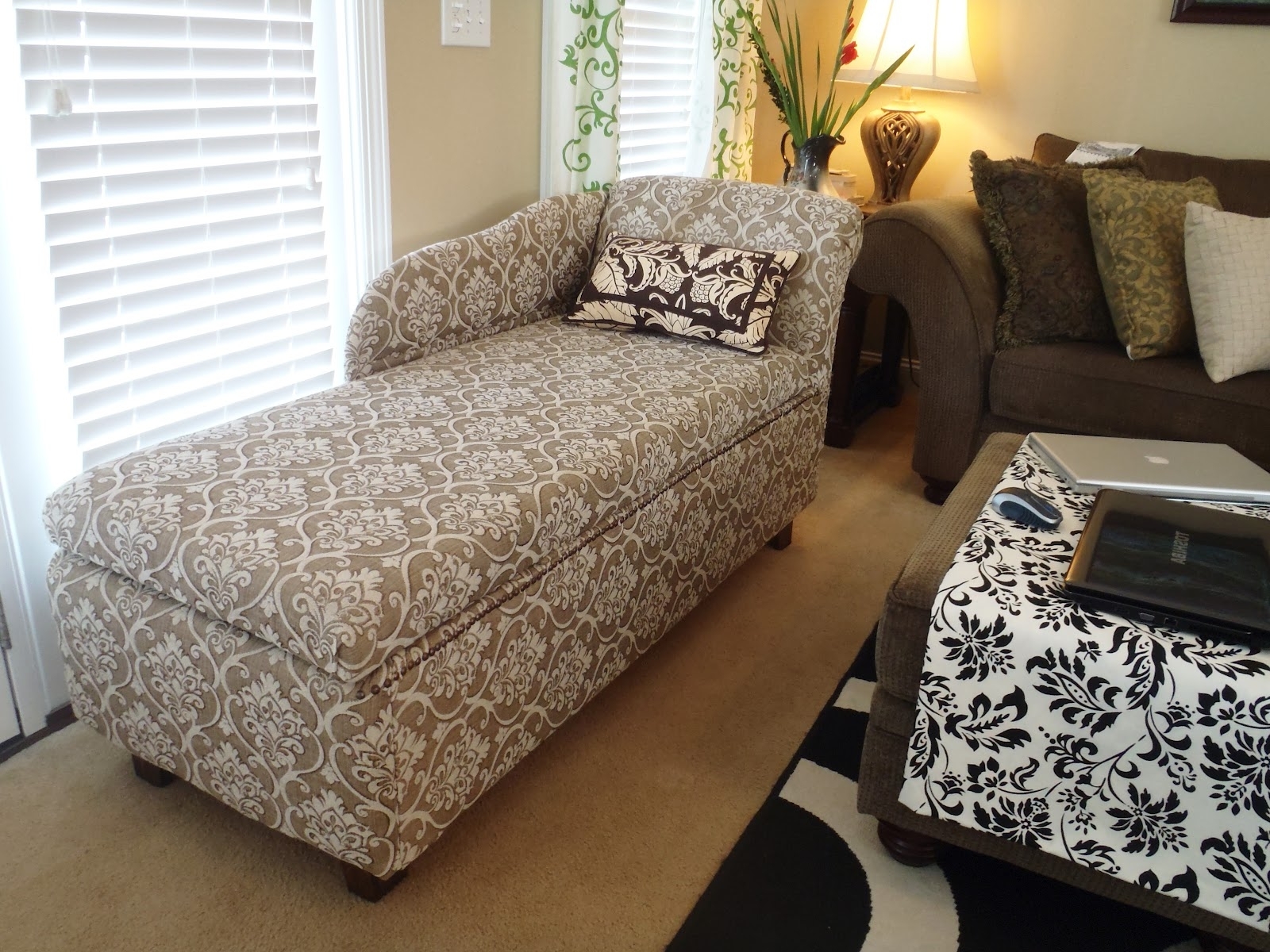 Lazy Liz On Less: Storage Chaise Lounge Within Most Popular Diy Chaise Lounge Chairs (View 14 of 15)