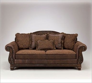 Leather And Cloth Sofas For Latest Leather And Fabric Sofa Savings (Photo 1 of 10)