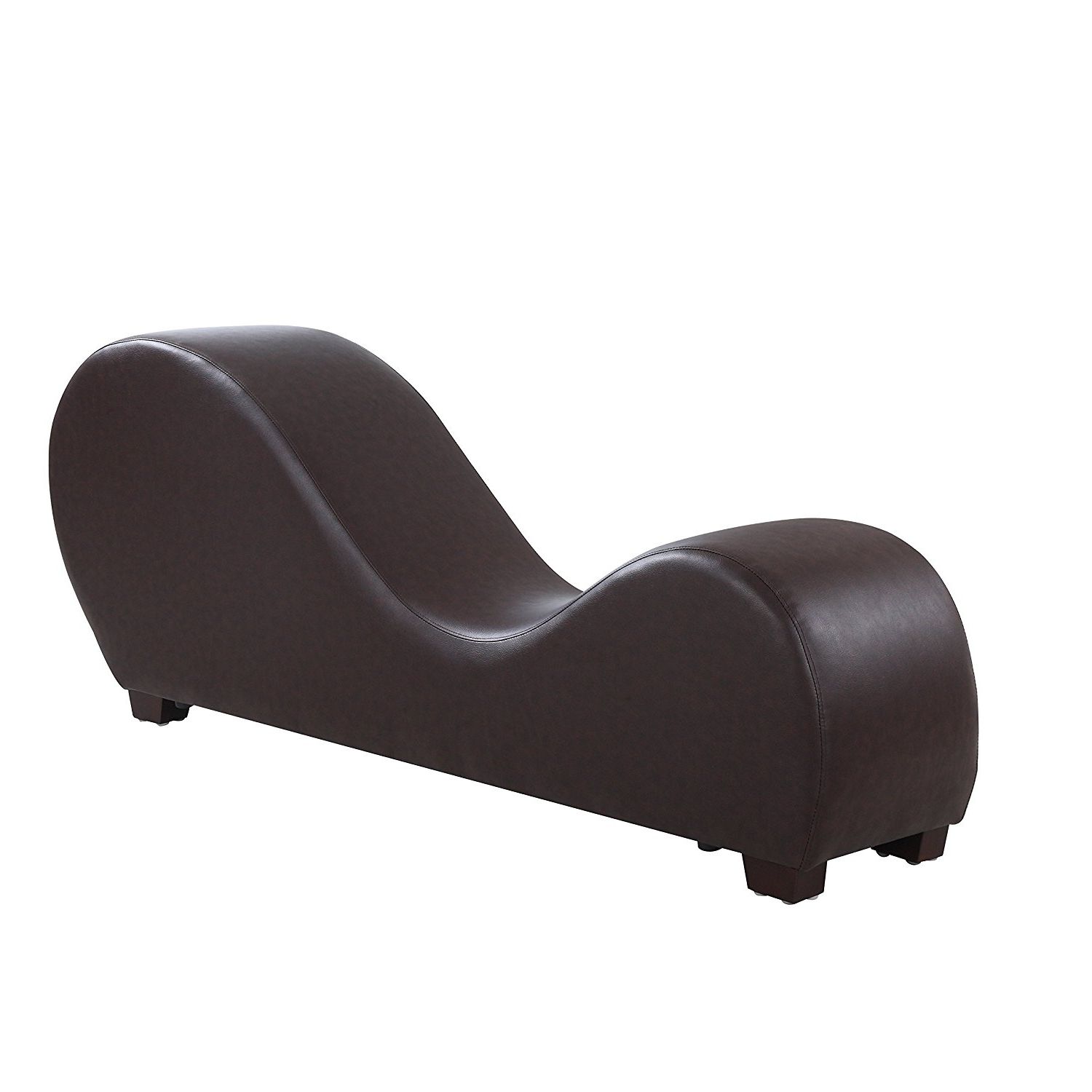 Leather Chaise Lounge Chairs Regarding Trendy Amazon: Modern Bonded Leather Chaise Lounge Yoga Chair (View 11 of 15)