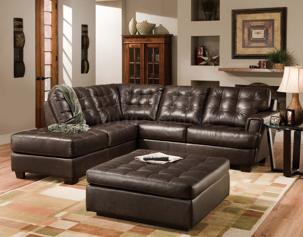 Leather Sectional Sofas With Chaise Throughout Most Current Double Chaise Loveseat Leather Loveseat With Chaise Large (View 10 of 15)