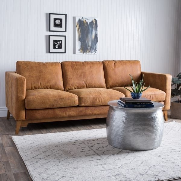 Light Tan Leather Sofas Inside Preferred Couch. Chic Light Brown Leather Couch: Top 25 Ideas About Tan (Photo 8 of 10)