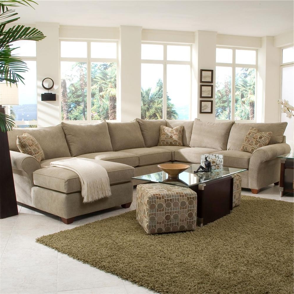 Living Room Beige Sectional With Chaise Ideas For Bright Color Regarding Preferred Beige Sectionals With Chaise 