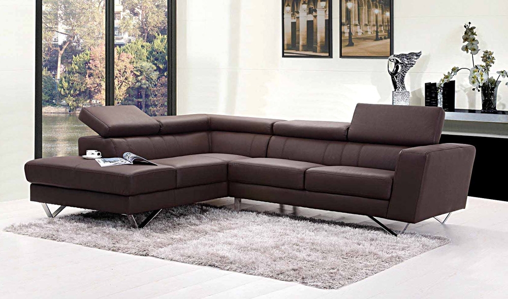 Liza Leather L Shaped Sectional Sofa (View 5 of 10)