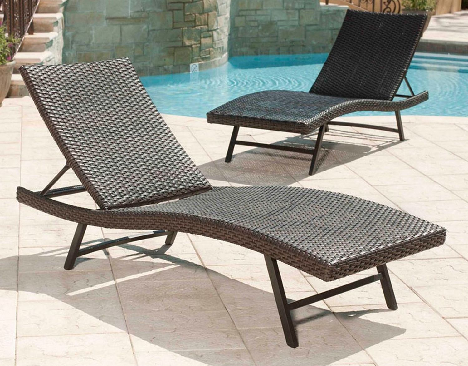 Lounge Chair : Poolside Chaise Lounge Chairs Sale Outdoor Lounger Regarding Most Current Pvc Outdoor Chaise Lounge Chairs (View 6 of 15)