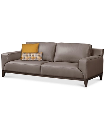 Macys Leather Sofa (Photo 9 of 10)