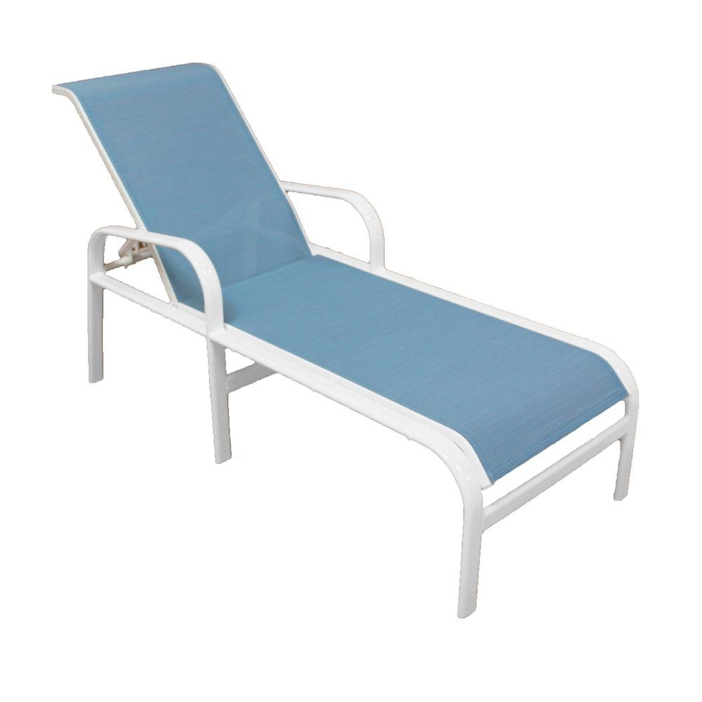 Featured Photo of 15 The Best Sling Chaise Lounge Chairs for Outdoor