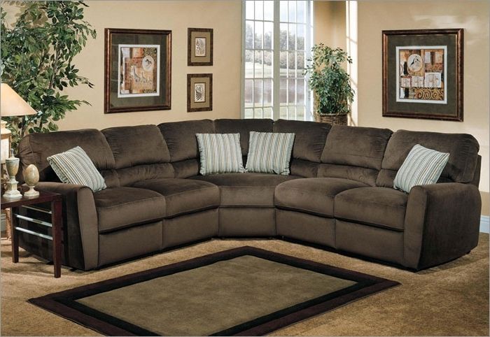 Microsuede Sectional Sofas Intended For Most Popular Microfiber Sectional Couches U Shaped Sectional Leather And Micro (View 1 of 10)