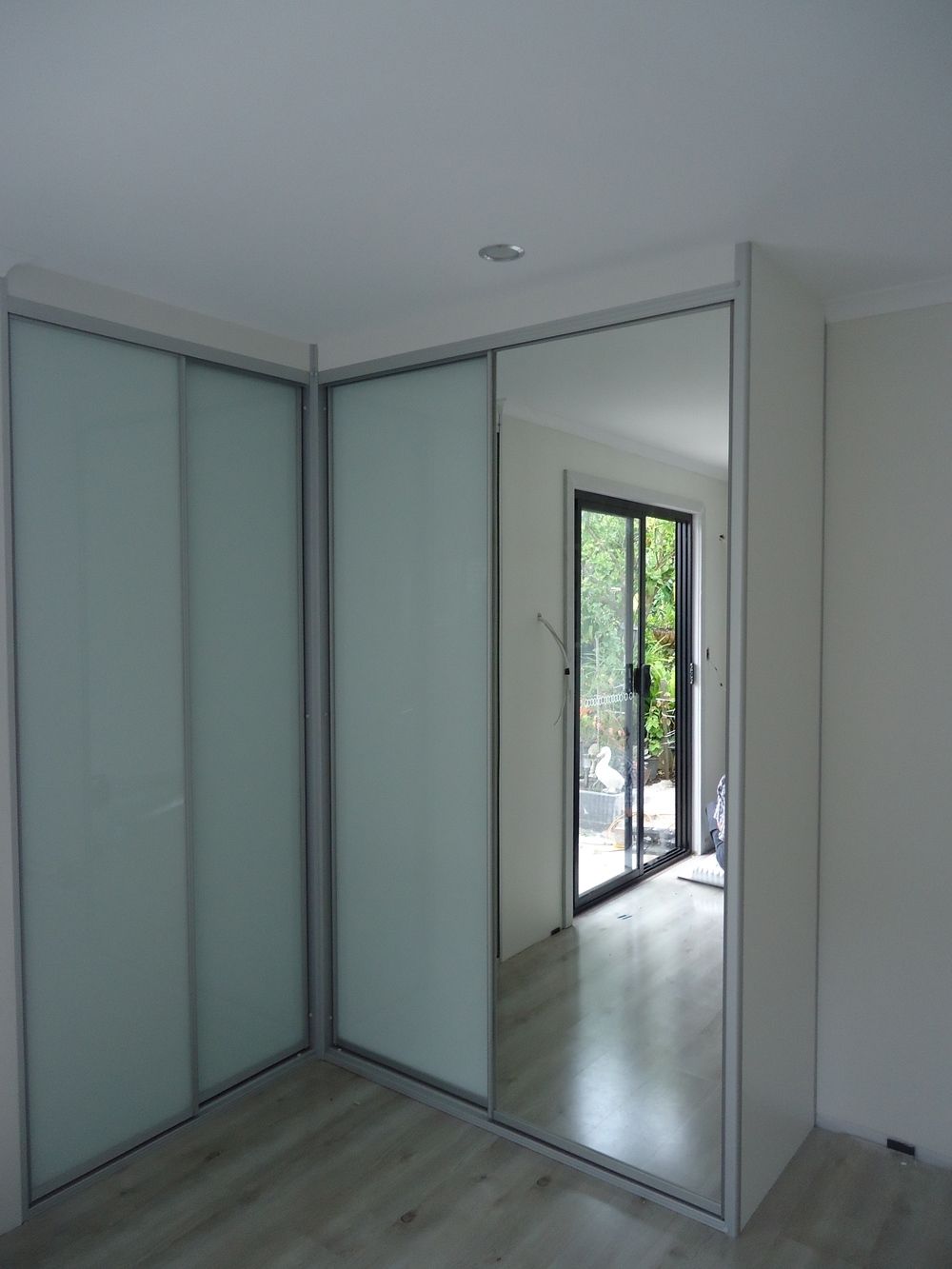 Mirrored Corner Wardrobes Regarding Latest Contemporary Sliding Wardrobes — Quality Kitchens And Wardrobes (View 9 of 15)