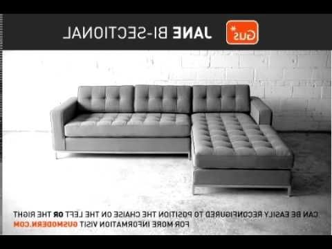 Most Current Gus Modern Jane Bi Sectional Demo – Youtube With Regard To Jane Bi Sectional Sofas (Photo 1 of 10)