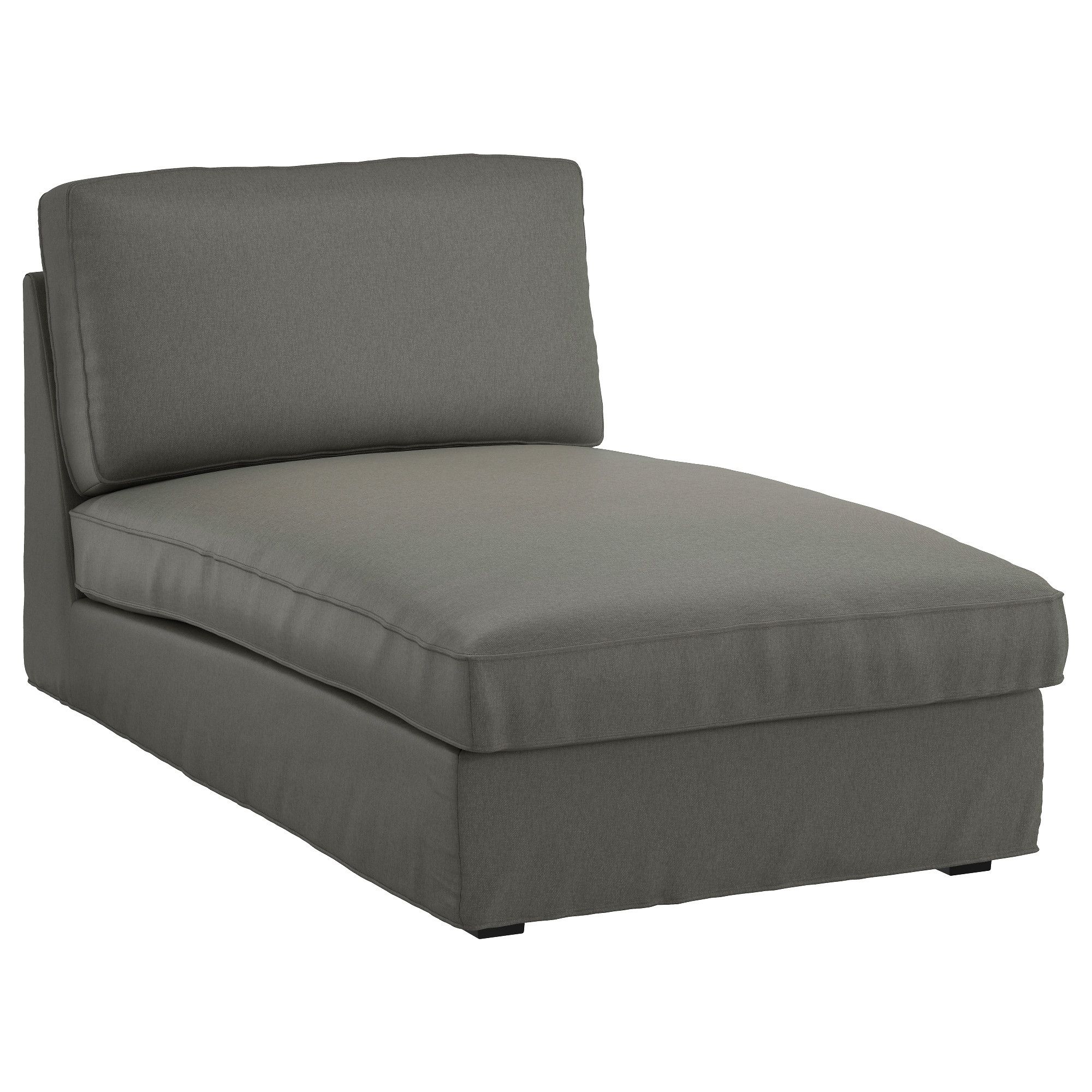 Most Current Kivik Chaise Longue Borred Grey Green – Ikea Throughout Ikea Chaise Sofas (View 8 of 15)