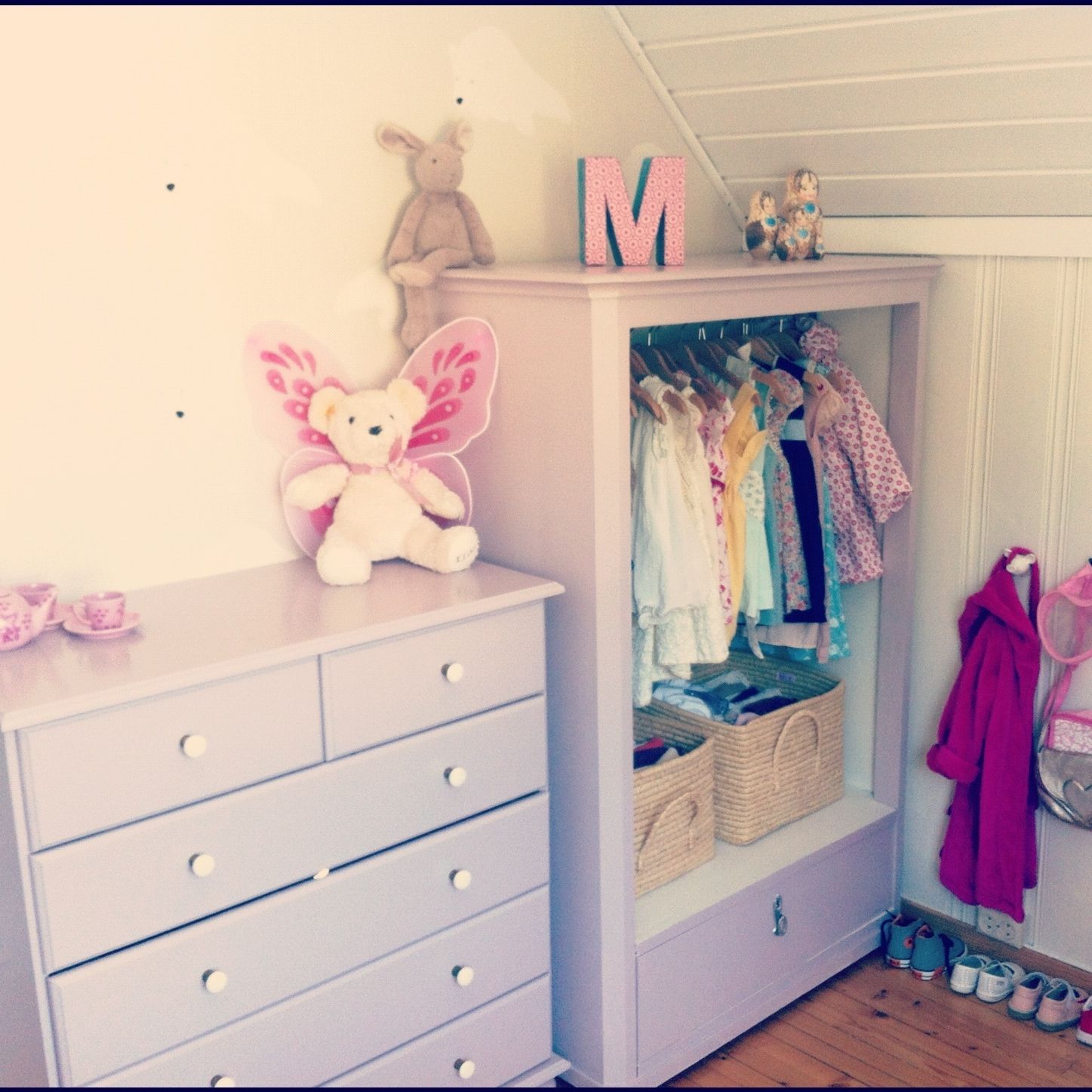 Most Current Upcycle Dresser Into Wardrobe For Little Girls Room Love It With Girls Wardrobes (View 13 of 15)