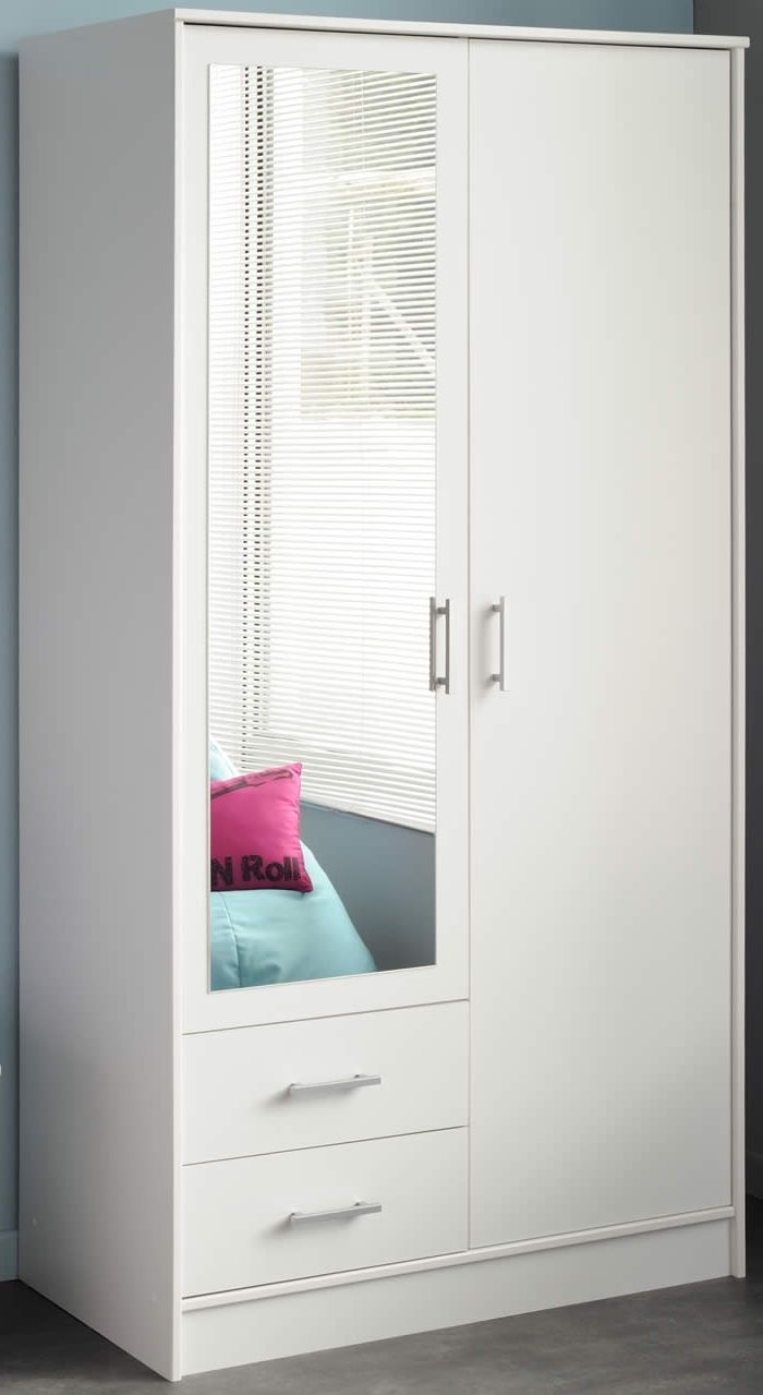 Most Popular Ikea 3 Door White Wardrobe With Mirror And Drawers You Will Love Inside Wardrobes With Mirror And Drawers (View 10 of 15)