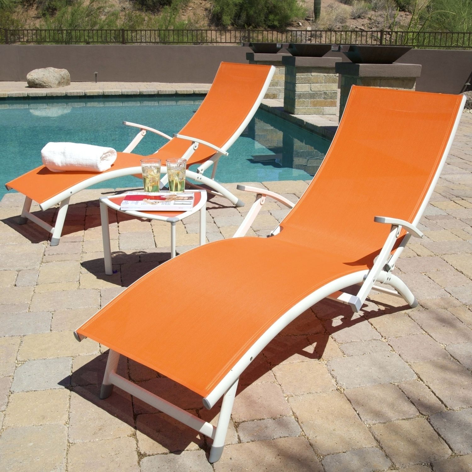 Most Popular Modern Outdoor Chaise Lounge Chairs Regarding Pvc Outdoor Lounge Chairs • Lounge Chairs Ideas (View 12 of 15)