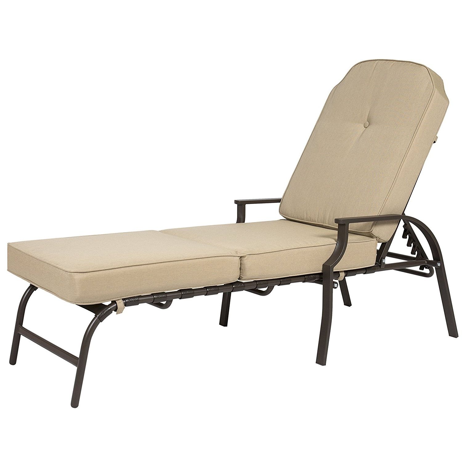 Most Recent Chaise Lounge Computer Chairs Throughout Amazon : Best Choice Products Outdoor Chaise Lounge Chair W (View 11 of 15)