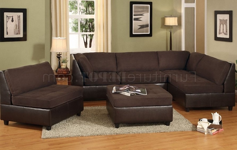 Featured Photo of 10 Best Chocolate Brown Sectional Sofas