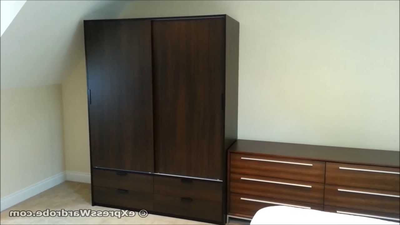 Most Recent Furniture : Black Armoire Dresser Real Wood Wardrobes Wide Armoire Regarding Black Wood Wardrobes (View 10 of 15)