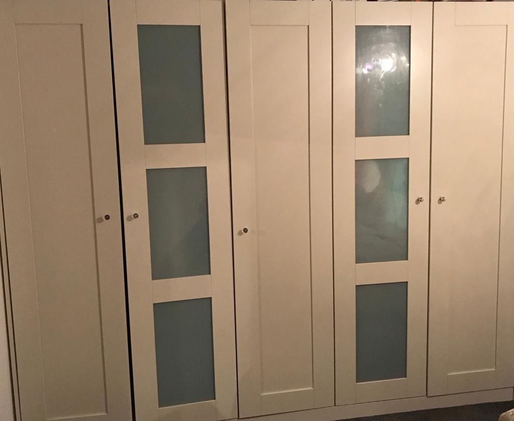 Most Recent Hampshire Wardrobes With 5 Door Large Cream Ikea Wardrobes (View 6 of 15)