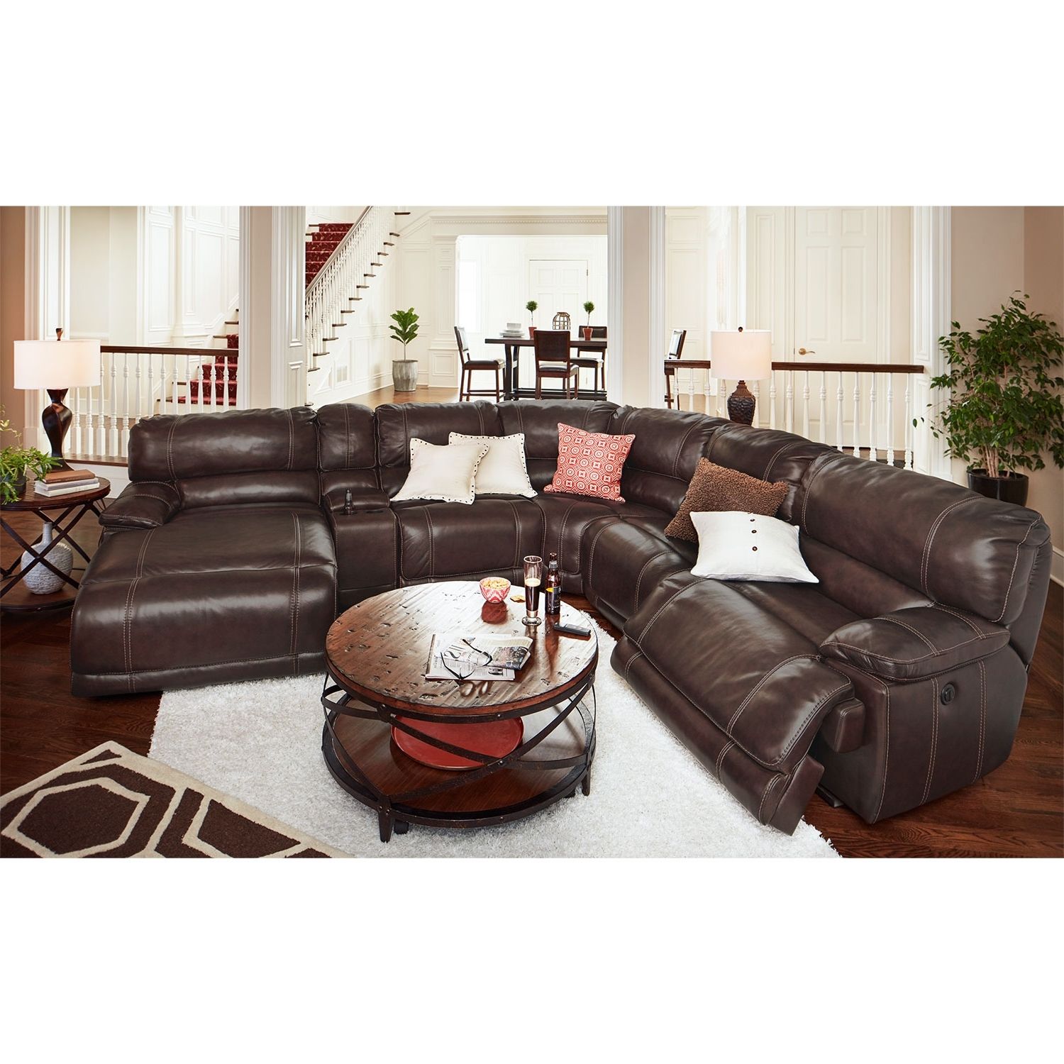 Most Recently Released Sectionals With Chaise And Recliner In St. Malo 6 Piece Power Reclining Sectional With Right Facing (Photo 13 of 15)