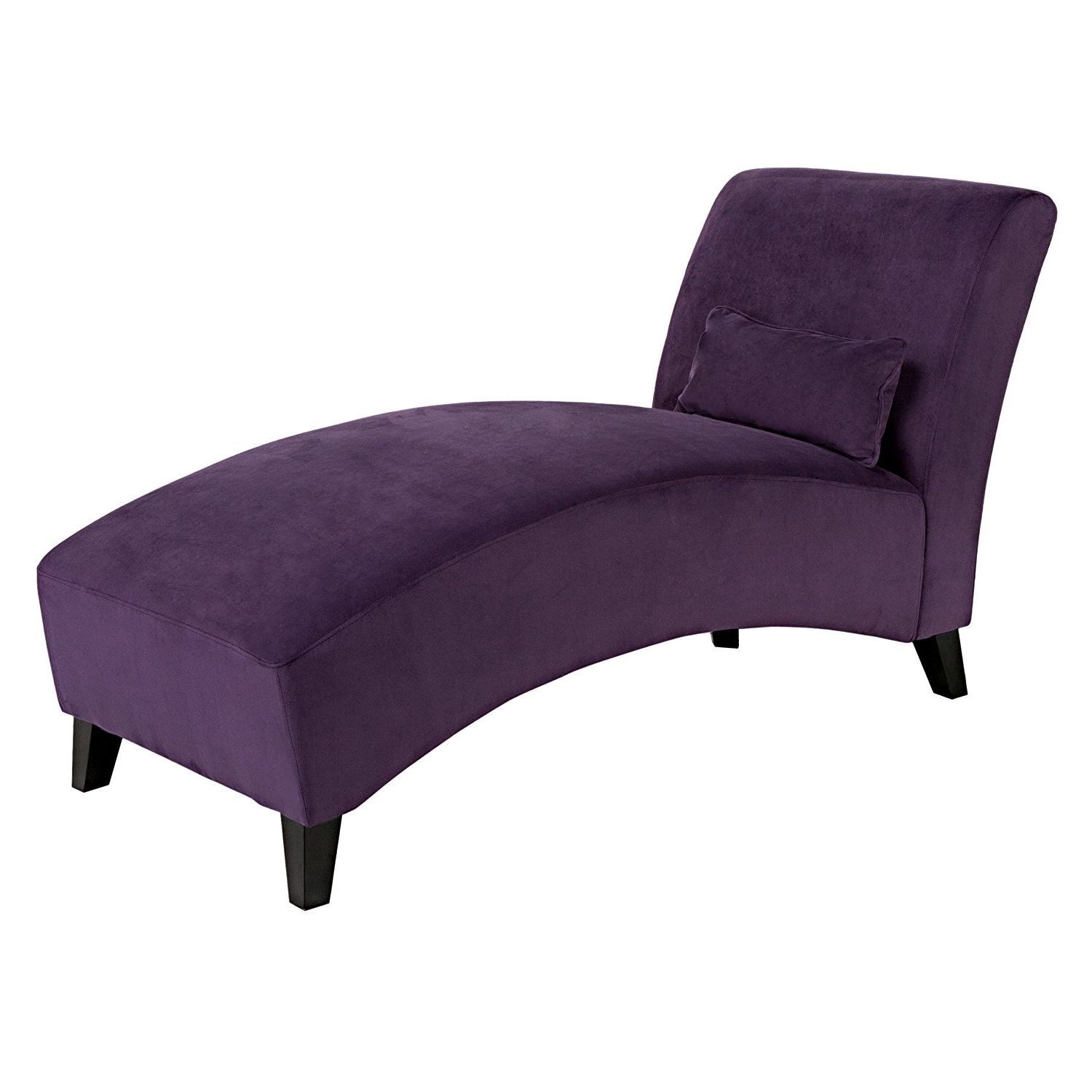Most Up To Date Amazon: Handy Living Chaise Lounge Chair, Purple: Kitchen & Dining For Velvet Chaise Lounge Chairs (View 5 of 15)