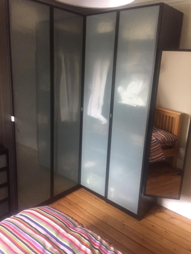 Most Up To Date Large Ikea Corner Wardrobe Including Mirror (View 13 of 15)