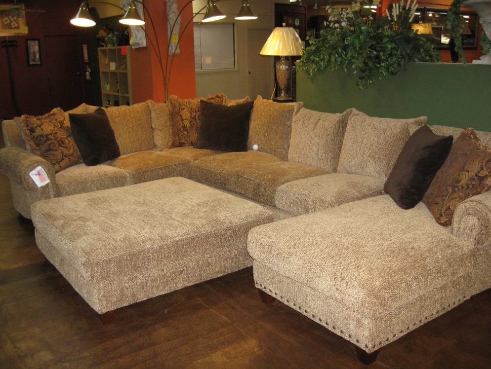 Most Up To Date Sectional Couches With Large Ottoman With Regard To Furniture : Fresh Large Sectional Sofa With Ottoman 25 Sofas And (View 7 of 10)