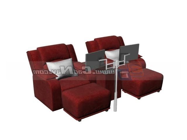 Most Up To Date Spa Foot Bath Massage Chairs 3d Model 3dmax Files Free Download Within Sofa Pedicure Chairs (Photo 7 of 10)