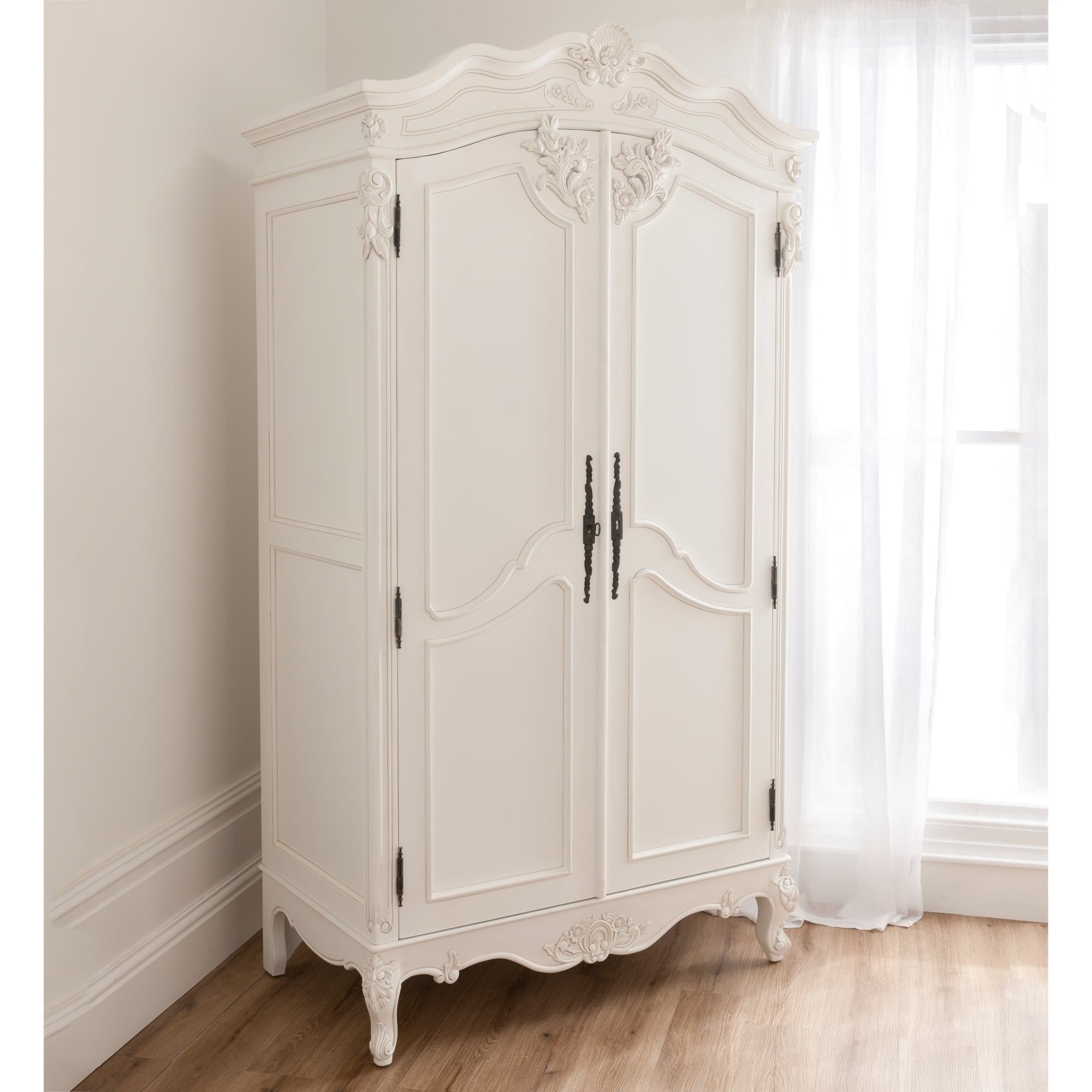 Most Up To Date White French Wardrobes Intended For Baroque Antique French Wardrobe Is Available Online From (Photo 1 of 15)