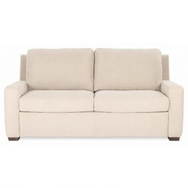 Most Up To Date White Modern Sofas Within White Modern Sofa Sleeper With Stainless Steel Legs Background (View 10 of 10)