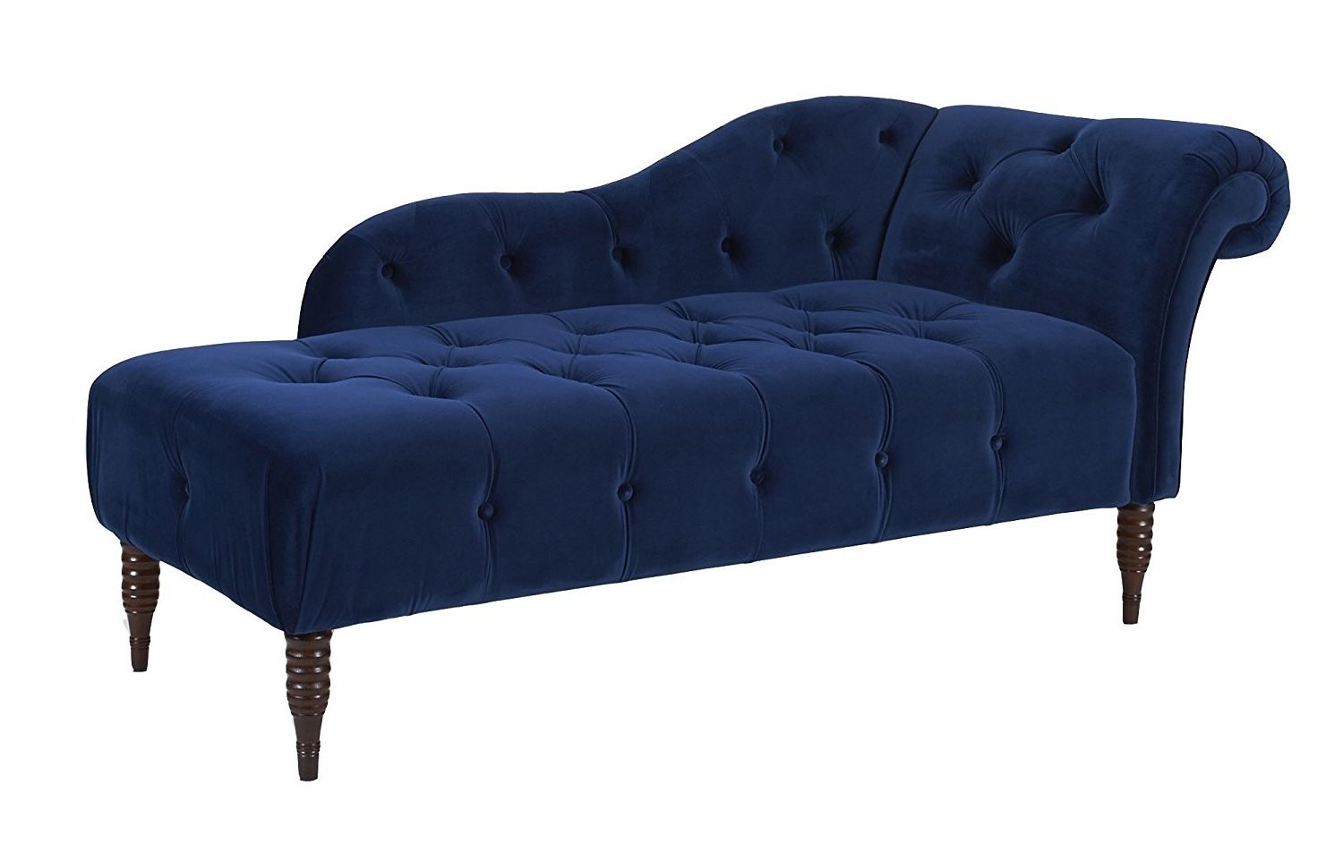 Newest Amazon: Jennifer Taylor Home, Chaise Lounge, Right Arm Facing Intended For Blue Chaise Lounges (View 9 of 15)