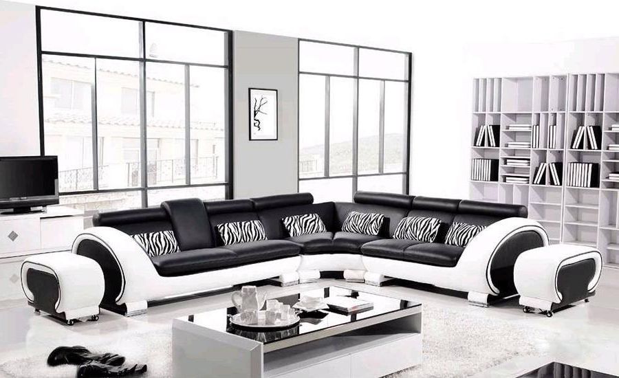 Newest Black And White Sofas Pertaining To Great Black And White Sofas 28 For Modern Sofa Inspiration With (View 9 of 10)