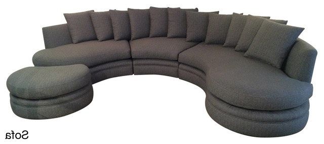 Featured Photo of Top 10 of Round Sofas