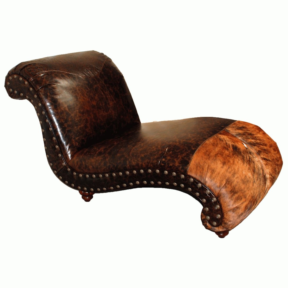 Newest Western Leather Furniture & Cowboy Furnishings From Lones Star Regarding Leather Chaise Lounge Chairs (View 14 of 15)