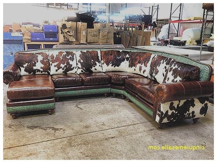 Newest Western Style Sectional Sofas For Sectional Sofa : Western Style Sectional Sofas Fresh Cowhide Couch (View 4 of 10)
