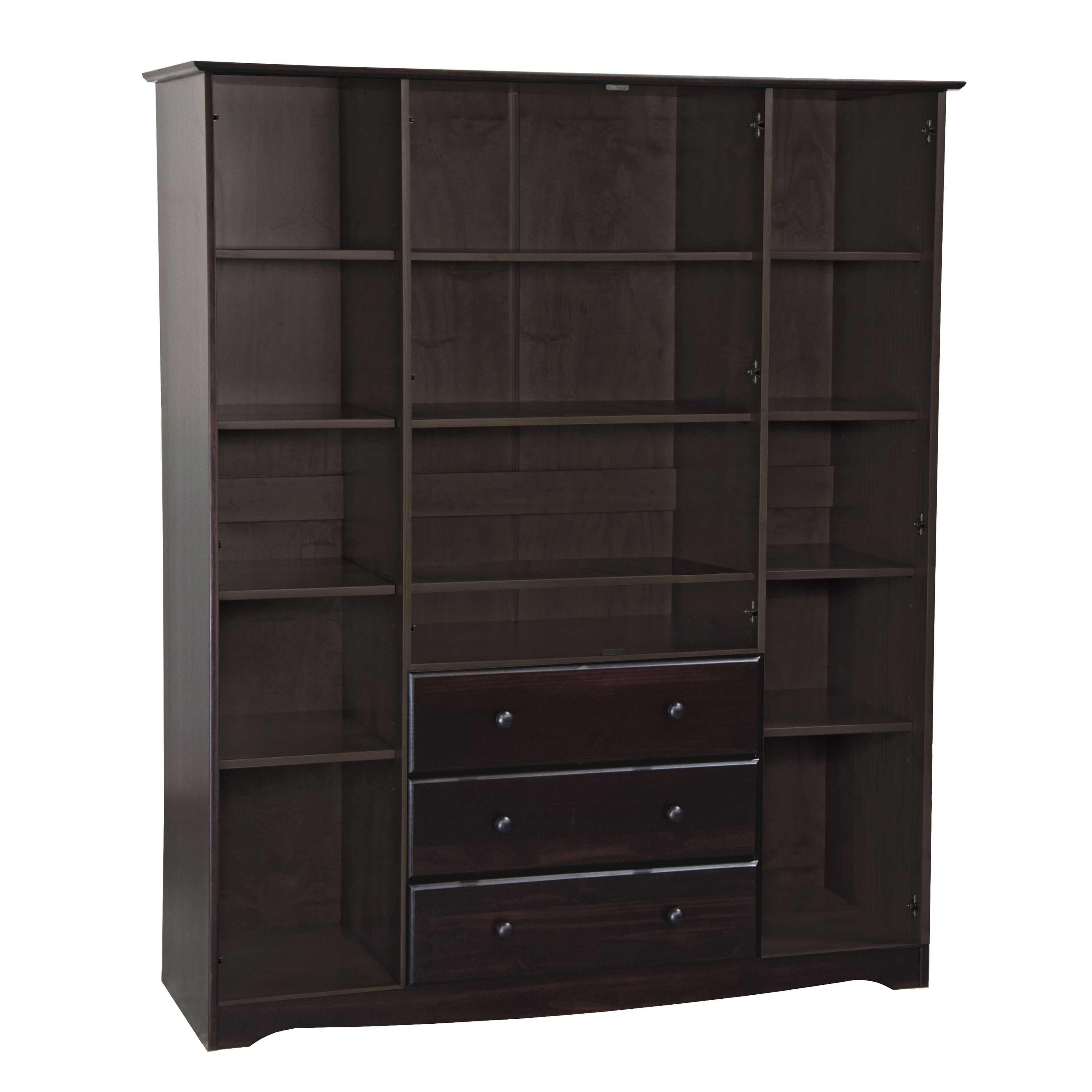 Overstock Inside Latest Cheap Wardrobes With Drawers (View 15 of 15)