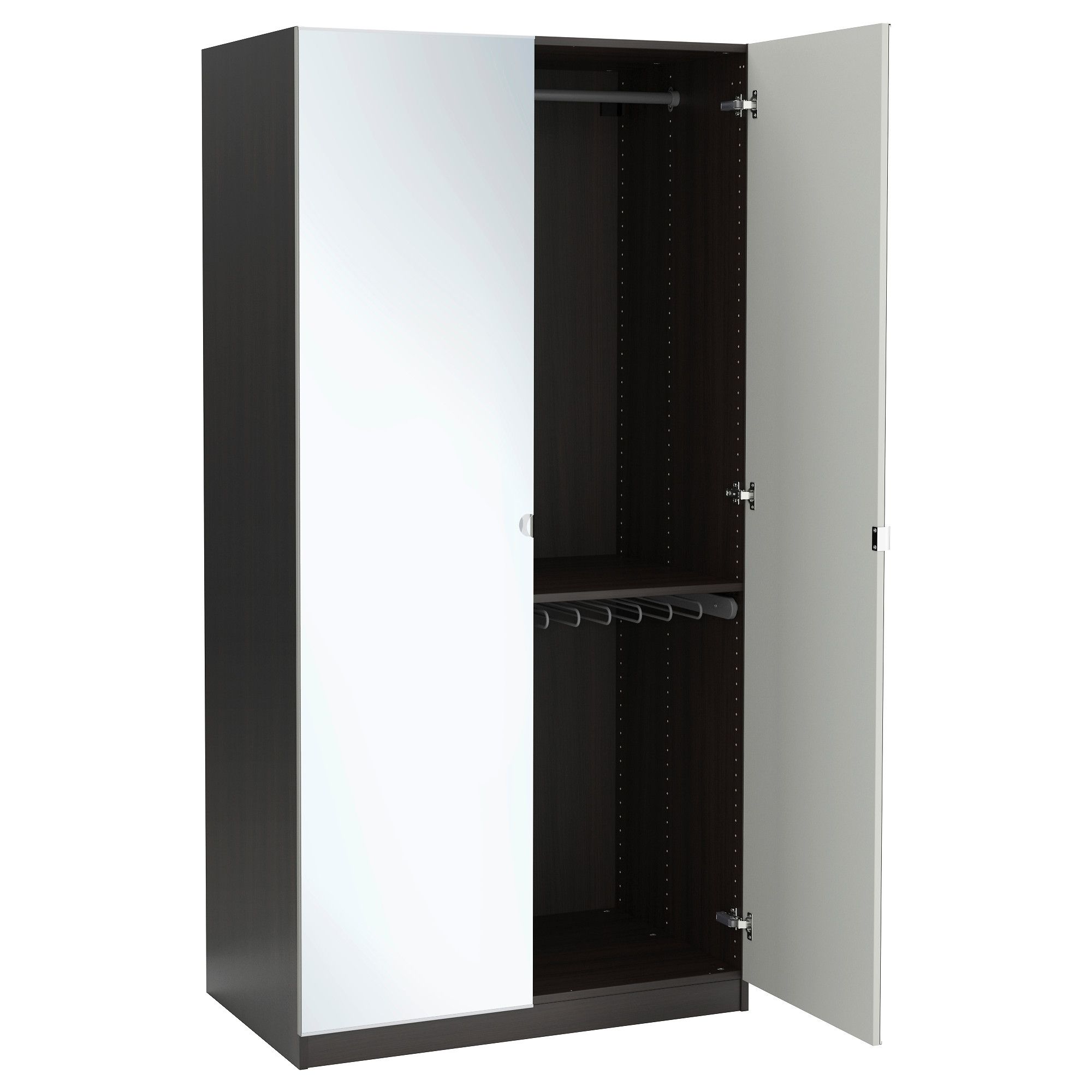 Pax Wardrobe – 39 3/8x23 5/8x79 1/4 " – Ikea For Most Recently Released Black Wardrobes With Mirror (View 5 of 15)