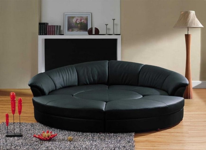 Popular 25 Contemporary Curved And Round Sectional Sofas Within Round Sofas (View 2 of 10)