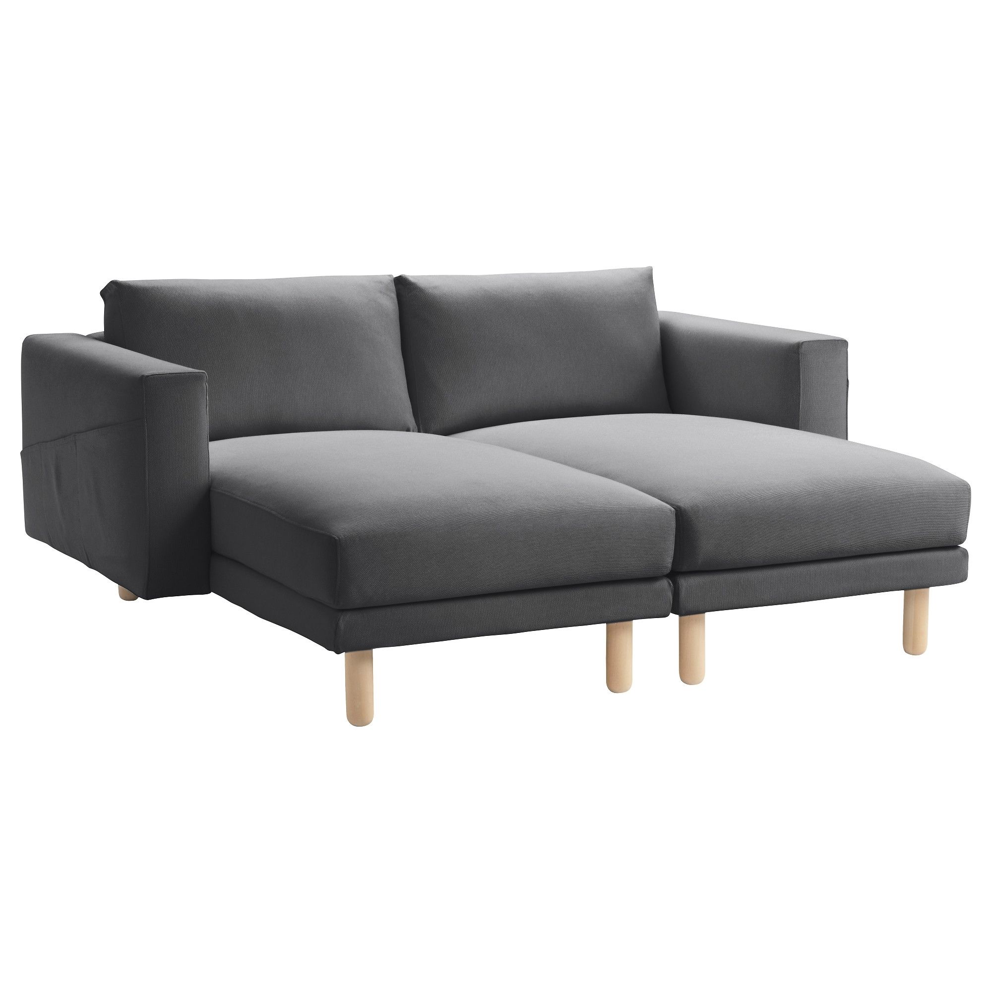 Popular Gray Chaises Inside Norsborg Sectional, 2 Seat – Finnsta Dark Gray – Ikea (View 15 of 15)