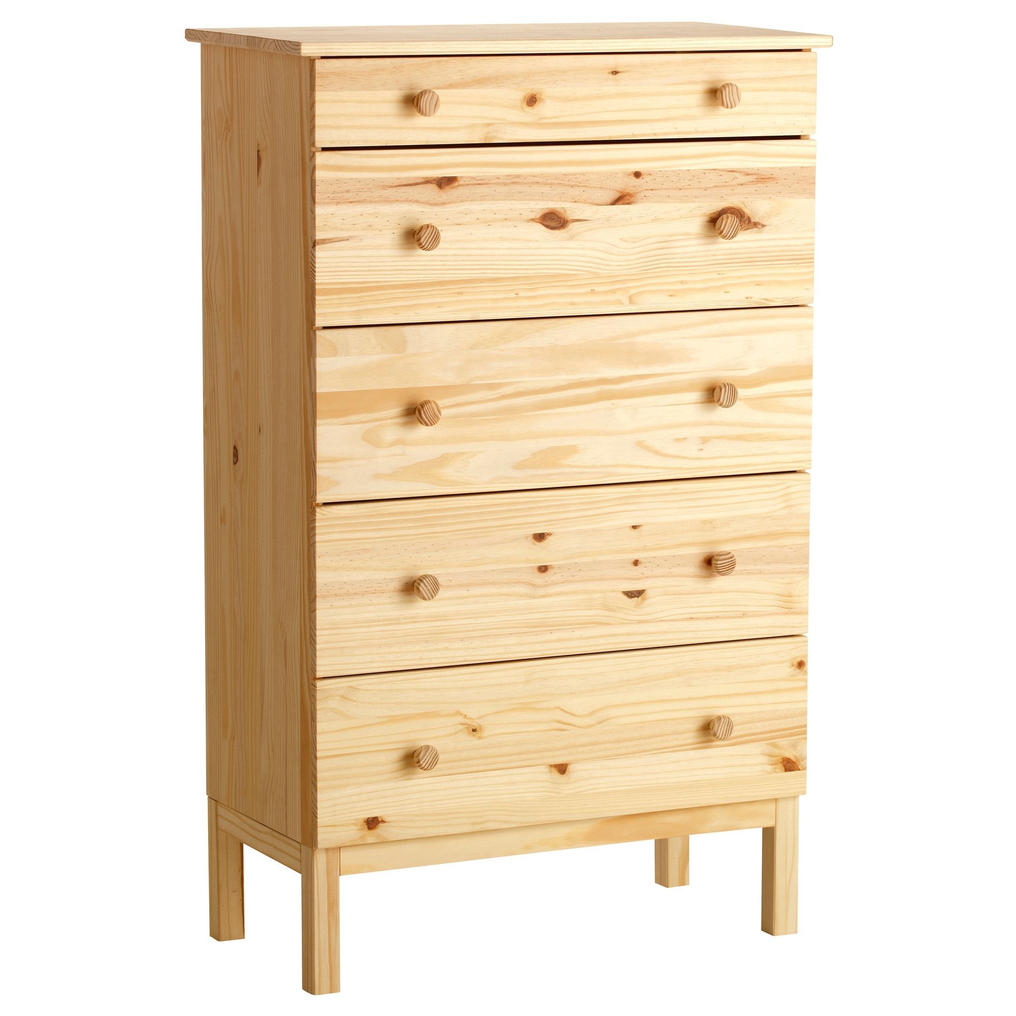 Popular Natural Pine Wardrobes Within Tarva Chest Of 5 Drawers Pine 79x127 Cm – Ikea (View 13 of 15)