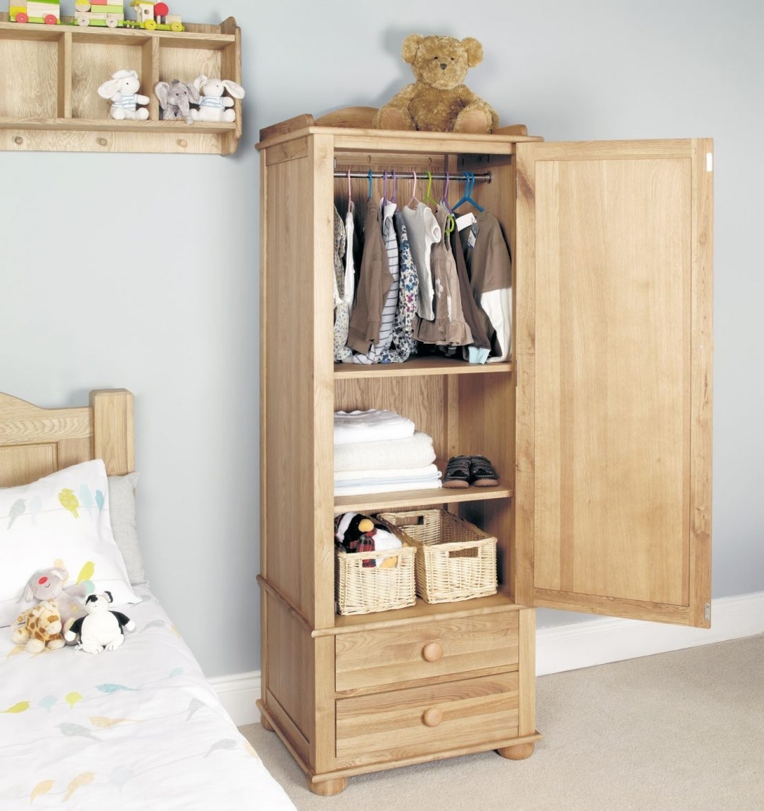 Popular Single Wardrobe With Drawers Ikea Small Childrens Oak Black Uk Regarding Single Oak Wardrobes With Drawers (Photo 1 of 15)