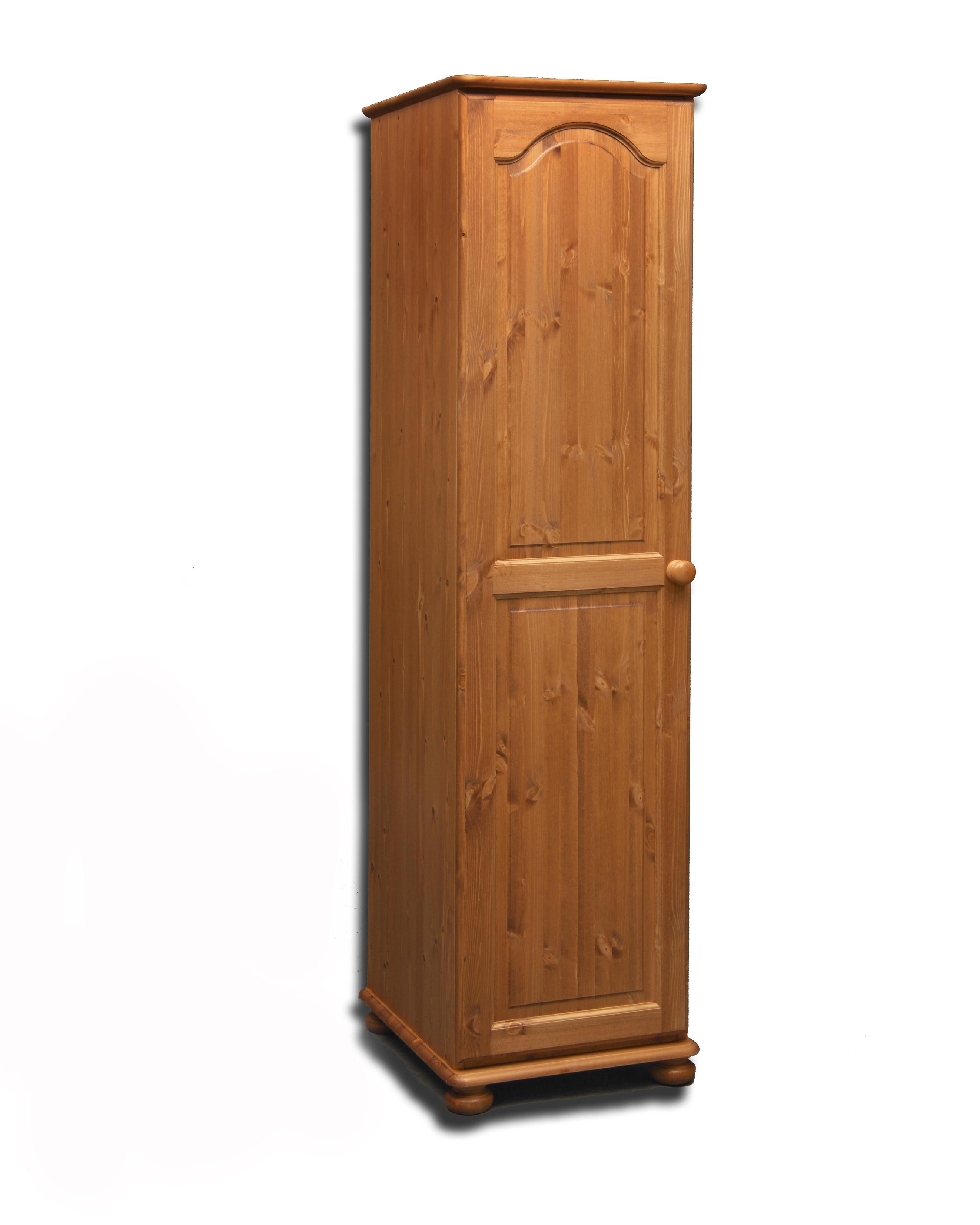 Featured Photo of 15 Collection of Single Door Pine Wardrobes