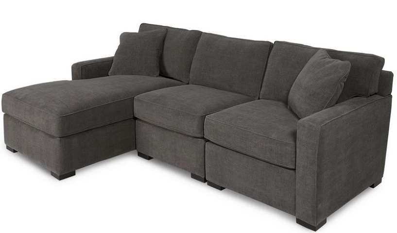 Preferred Radley 3 Piece Fabric Chaise Sectional Sofa (View 6 of 15)