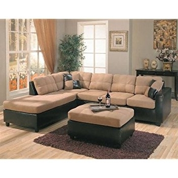 Recent Amazon: Harlow Right L Shaped Two Tone Sectional Sofa For L Shaped Sofas (Photo 1 of 10)