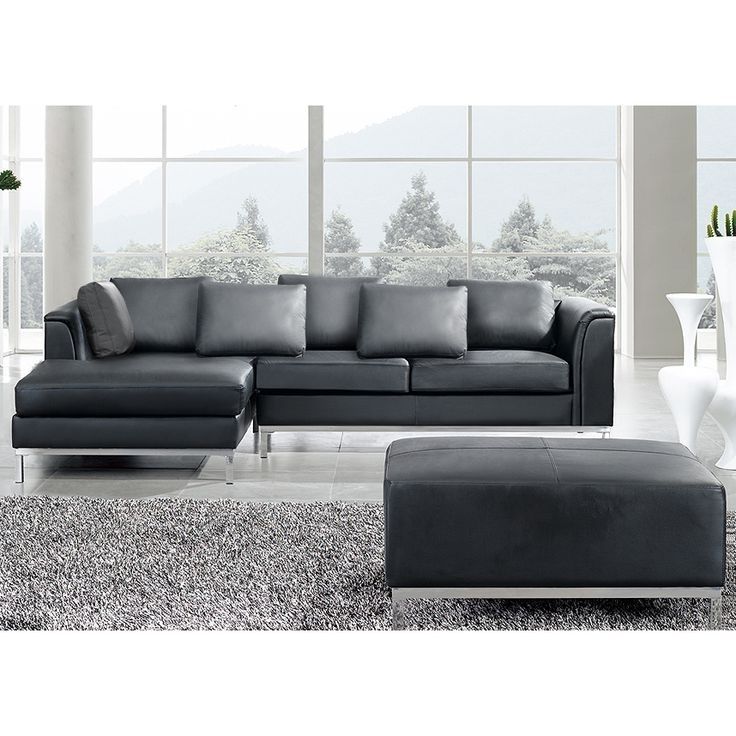 Recent Enchanting L Shaped Sectional Sofa With Leather And For Plan 5 Throughout Leather L Shaped Sectional Sofas (View 6 of 10)