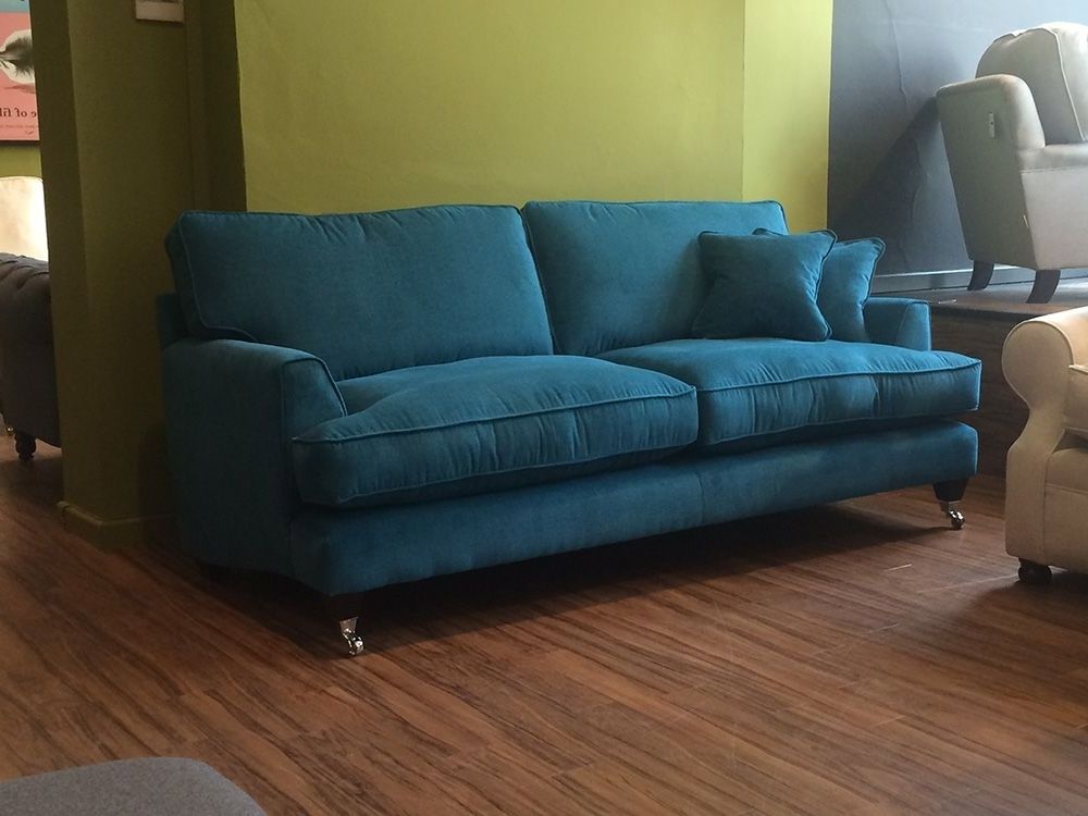 Recent Florence Large Sofa In Vogue Teal Http://www (View 1 of 10)