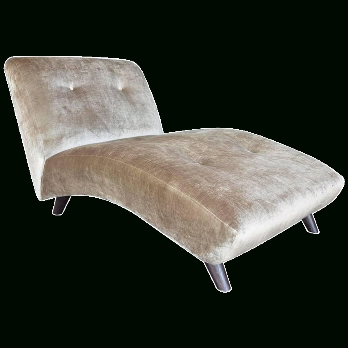 Recent Velvet Chaise Lounges In Viyet – Designer Furniture – Seating – Vintage Velvet Chaise Lounge (View 6 of 15)