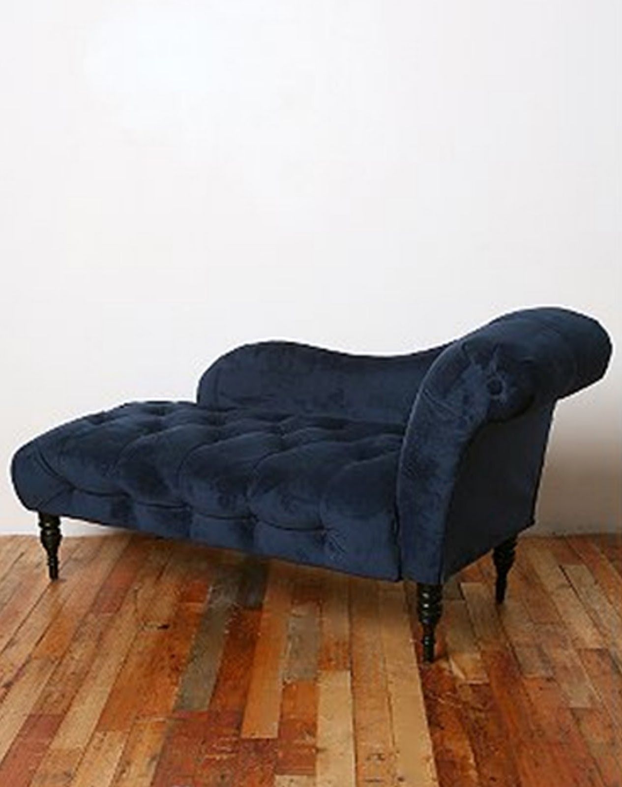 Recent Velvet Chaises Regarding Rg _ The Shop Library: Edie Velvet Chaise – Ink Blue (Photo 12 of 15)